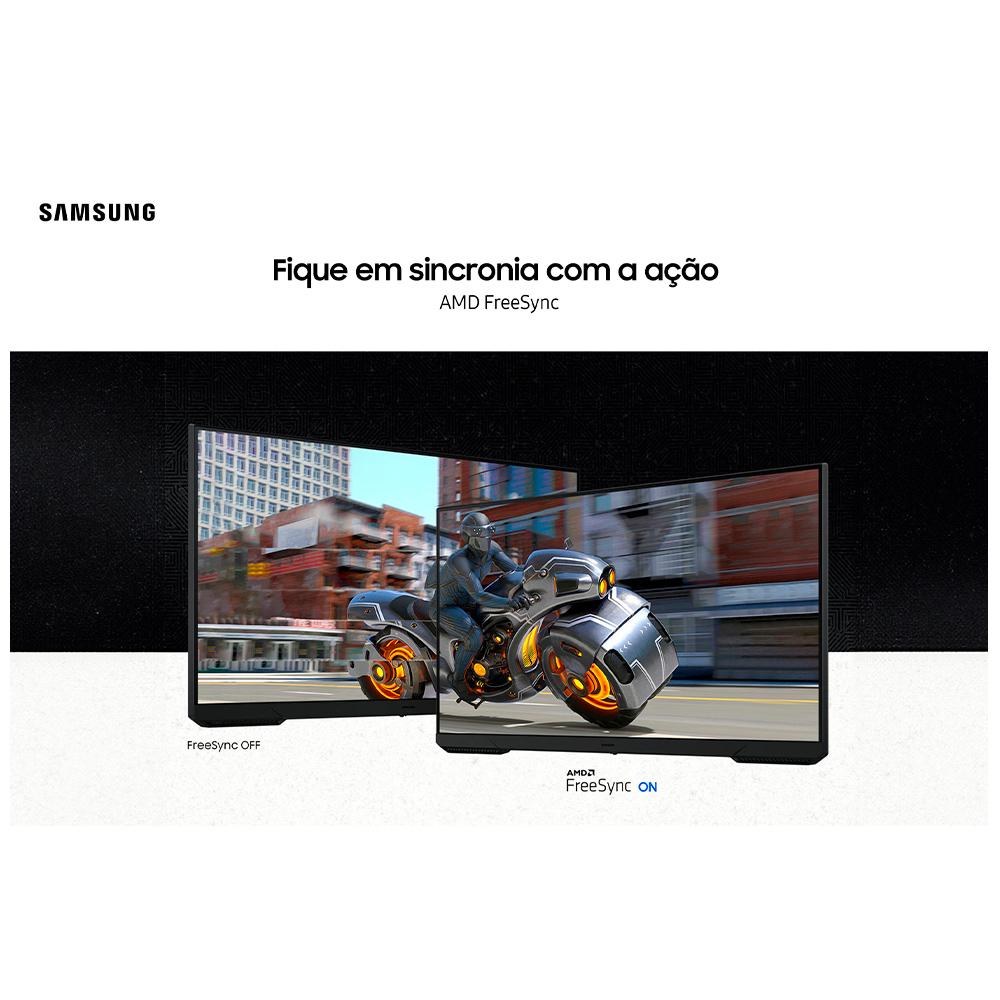 Monitor Gamer Odyssey G3 27" Samsung com 3,000:1(Typ.), FHD, 180Hz, 1 ms - LS27DG300ELXZD