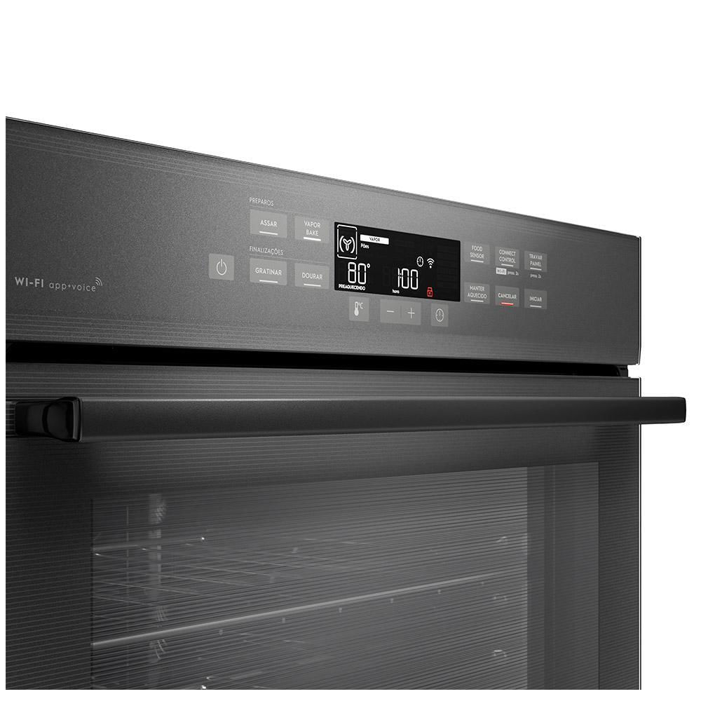 Forno Elétrico Embutir Electrolux Expert  80 Litros de Capacidade, Grill e Painel Touch Cinza Metalizado - OE8EW
