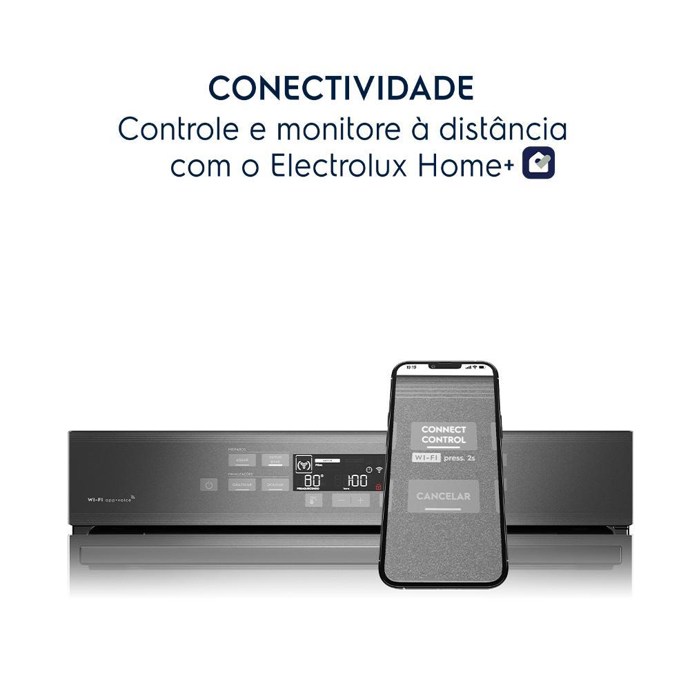 Forno Elétrico Embutir Electrolux Expert  80 Litros de Capacidade, Grill e Painel Touch Cinza Metalizado - OE8EW
