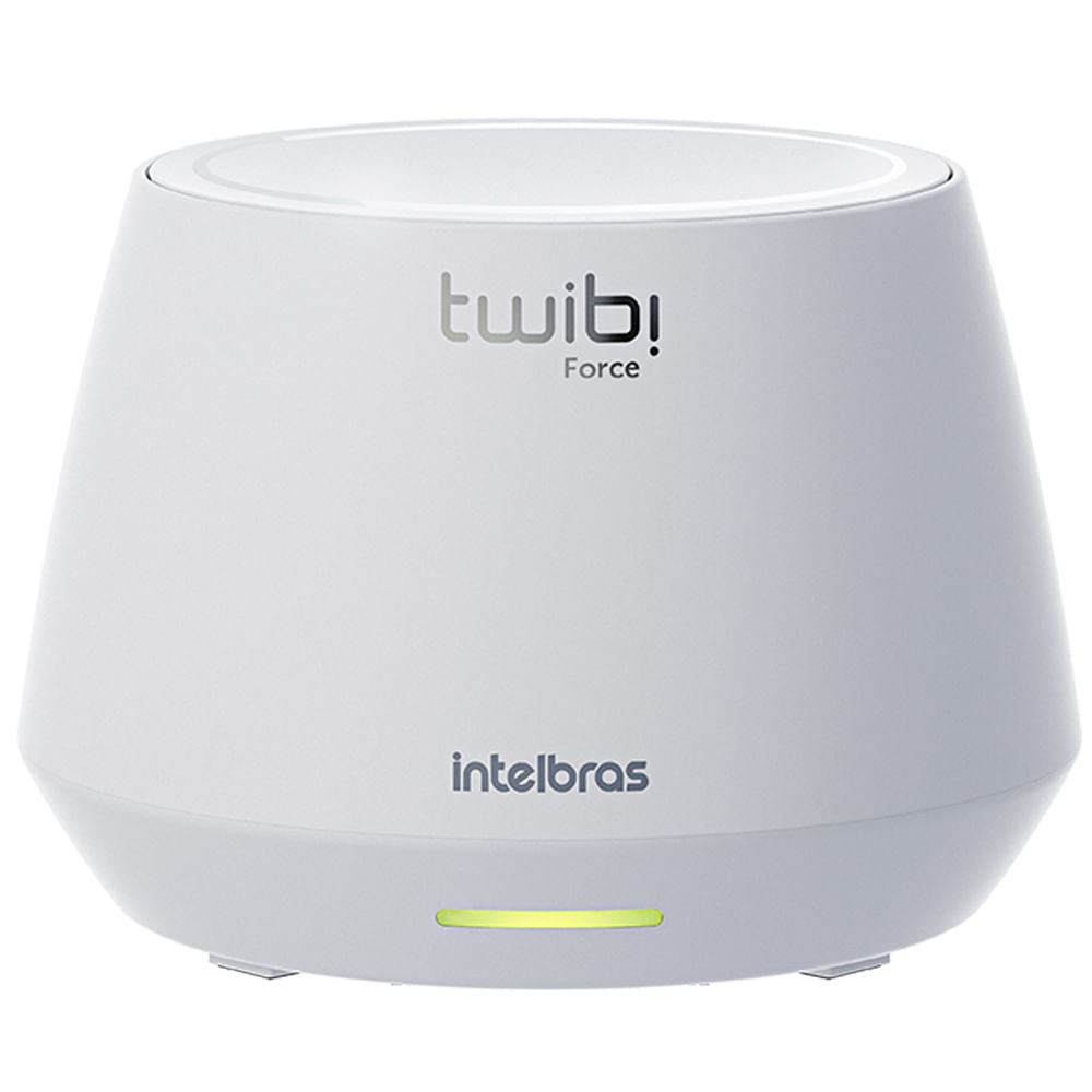 Roteador Mesh Twibi Force AX 1500 Intelbras Wi-Fi 6, Suporta Até 600MB Cobertura Até 280m², Até 128 Dispositivos, 1
