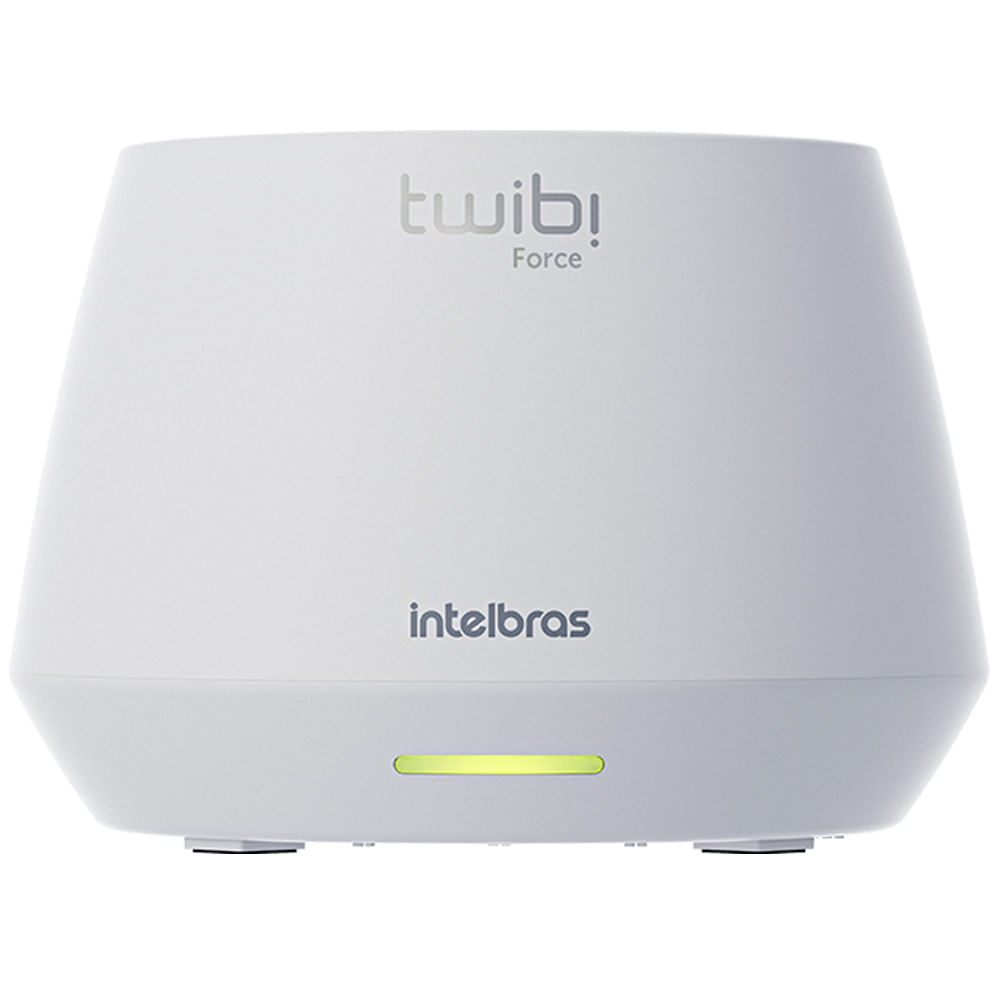 Roteador Mesh Twibi Force AX 1500 Intelbras Wi-Fi 6, Suporta Até 600MB Cobertura Até 280m², Até 128 Dispositivos, 1