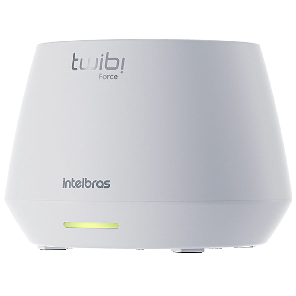 Roteador Mesh Twibi Force AX 1500 Intelbras Wi-Fi 6, Suporta Até 600MB Cobertura Até 280m², Até 128 Dispositivos, 1