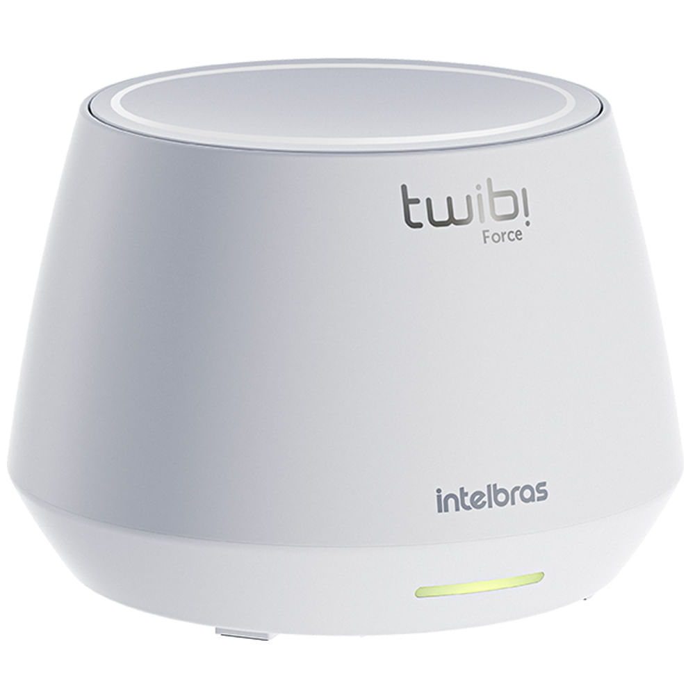 Roteador Mesh Twibi Force AX 1500 Intelbras Wi-Fi 6, Suporta Até 600MB Cobertura Até 280m², Até 128 Dispositivos, 1