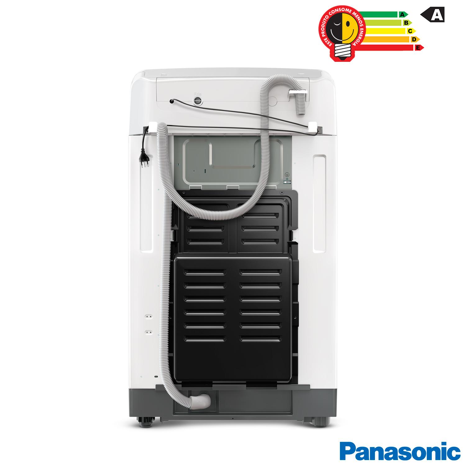 Lavadora de Roupas Panasonic 12kg Branca com 8 Programas de Lavagem - NA-F120B1WA
