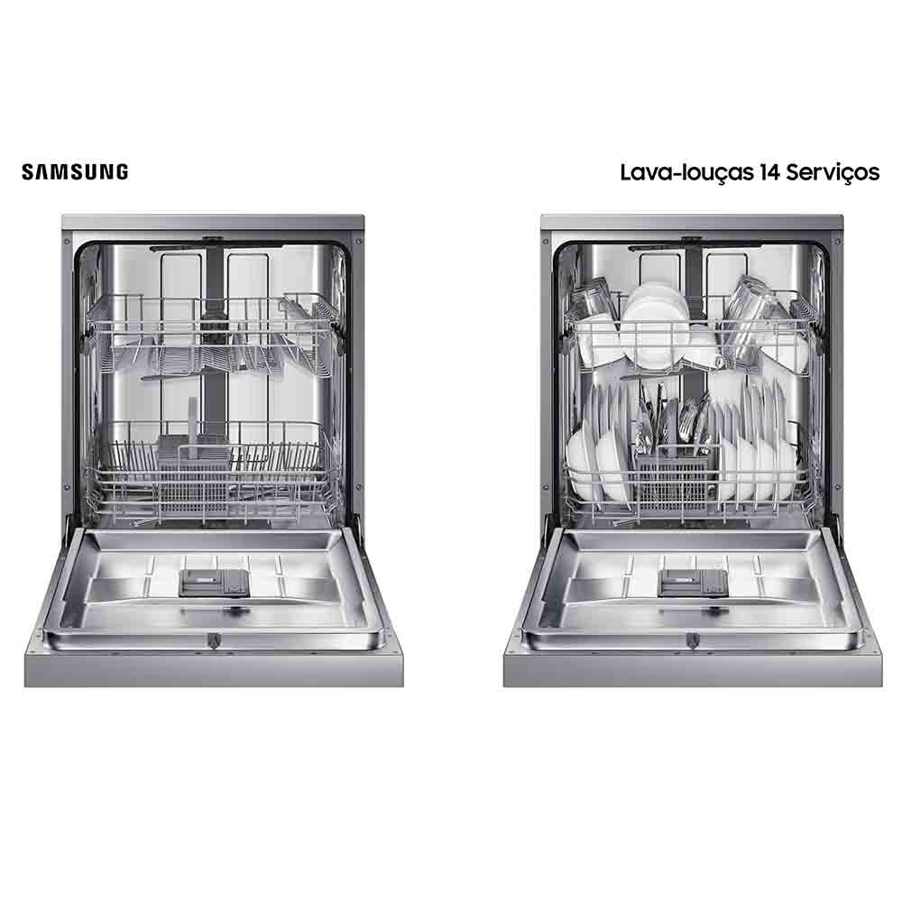Lava Louças Samsung Inox com 14 Serviços - DW60C7050FS