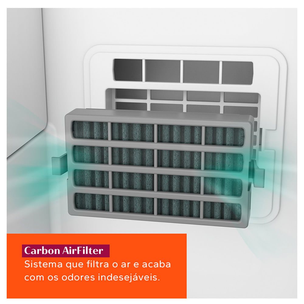 Refrigerador Brastemp Inverse Frost Free A+++ 447 Litros Inox com Smart Flow e Fresh Box - BRE57FK