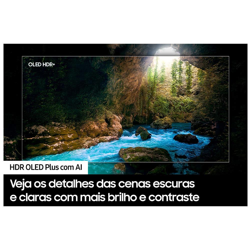Smart TV Samsung AI OLED 4K 65S90D 2024 65" Polegadas Processador com AI e Alexa built in