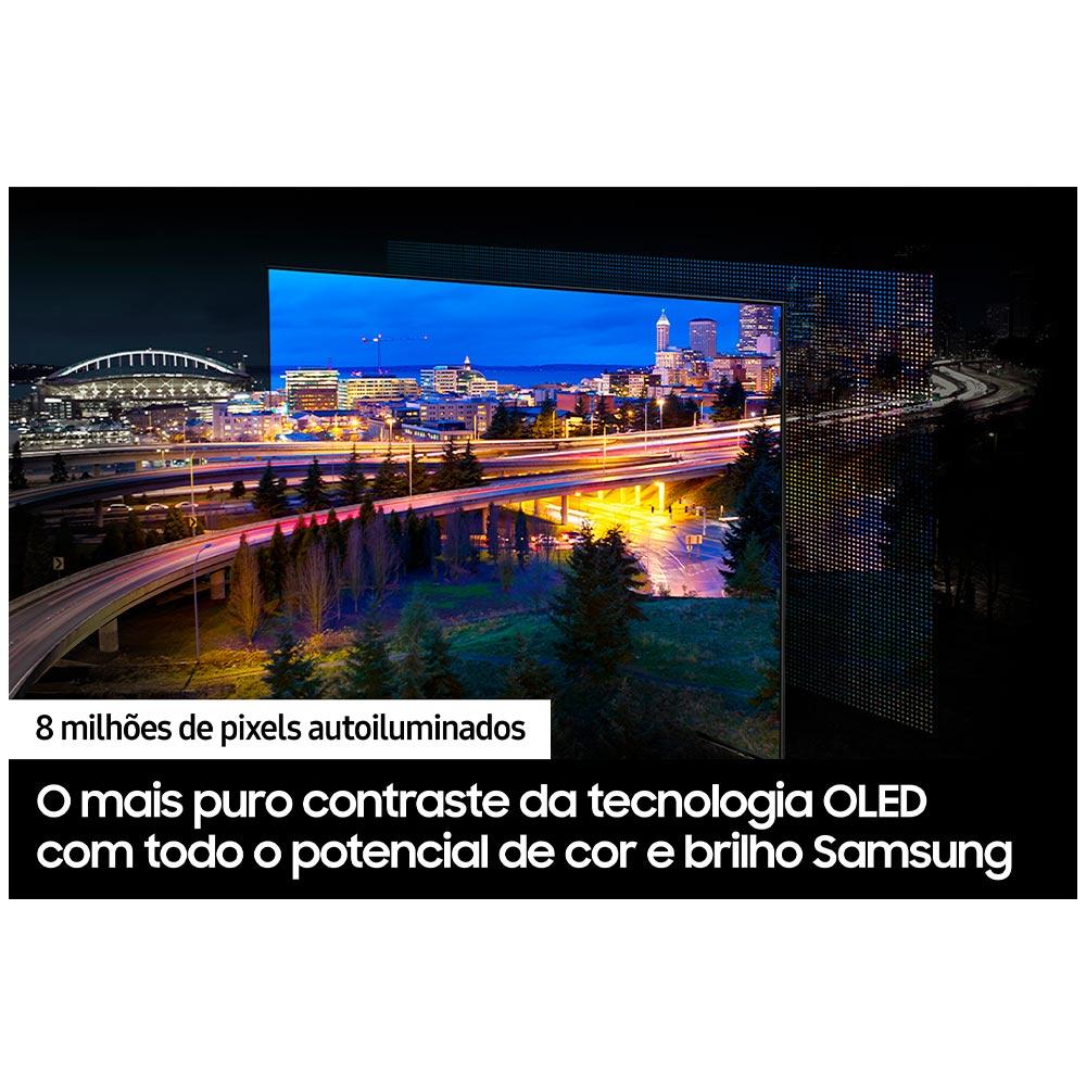 Smart TV Samsung AI OLED 4K 65S90D 2024 65" Polegadas Processador com AI e Alexa built in
