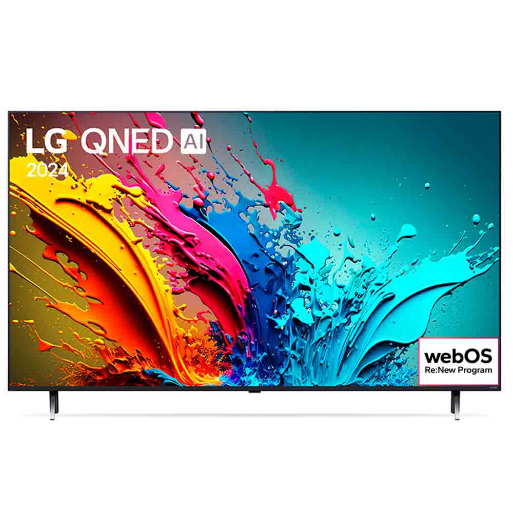 Smart TV 4K LG 75´´ Polegadas 75QNED85T QNED Processador   8, AI, Painel 120Hz, FreeSync e webOS 24