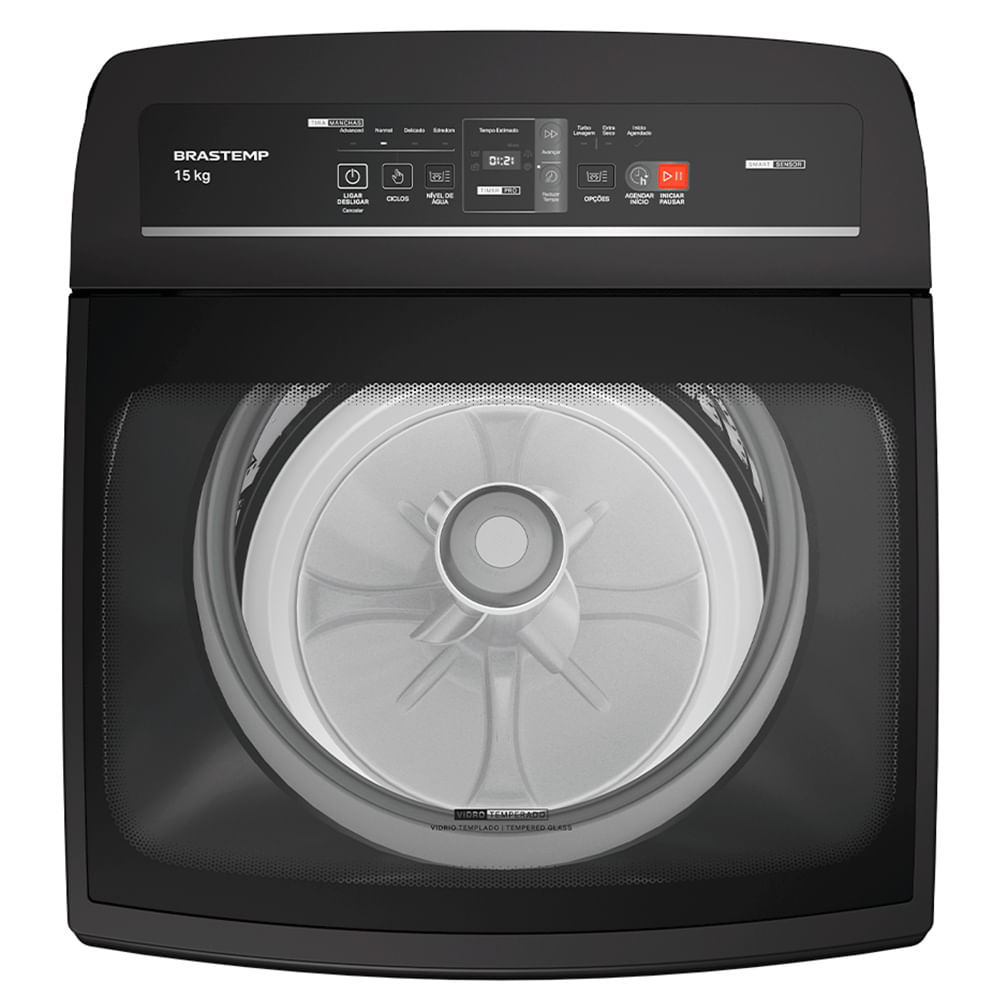 Máquina de Lavar Brastemp 15Kg com Timer Pro - BWT15A9