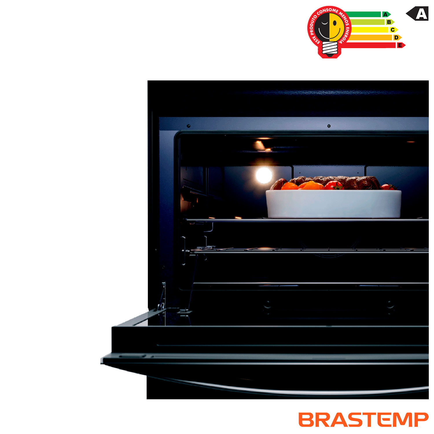 Fogão Brastemp 5 Bocas Preto com Turbo Chama com Mesa de Vidro - BFS5VCE