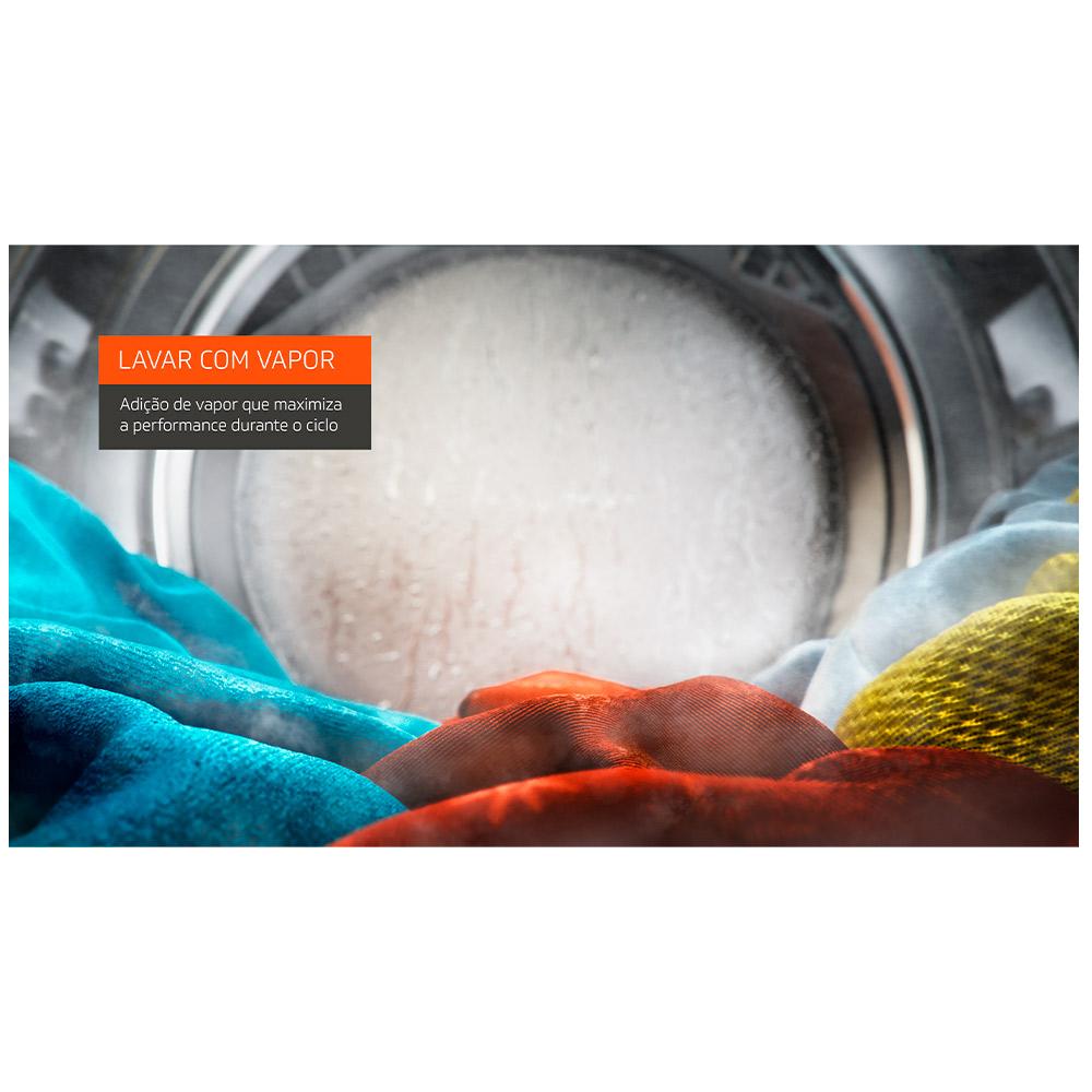 Lava e Seca Brastemp 10kg/6kg Branca Água Quente com Smart Sensor, Tira Manchas Pro e Motor Inverter - BNC10AB