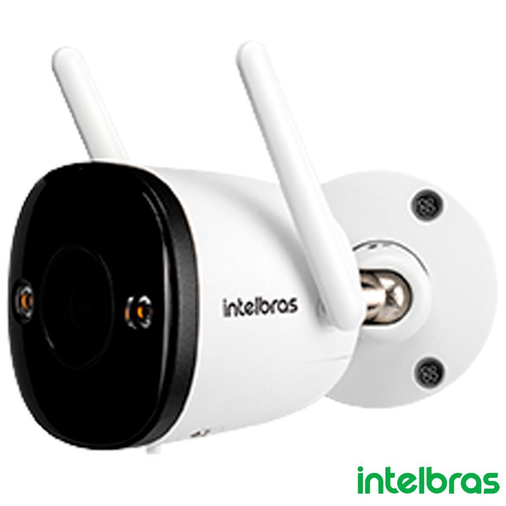 Câmera De Segurança Externa Wi-Fi Full Color Intelbras IM5+ Compatível Alexa E Google, Proteção IP67 Microfone Inte
