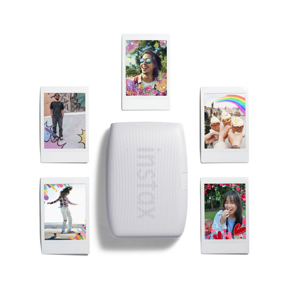 Impressora Fujifilm Instax Mini Link 3 com Bluetooth e USB Clay White - 705071848