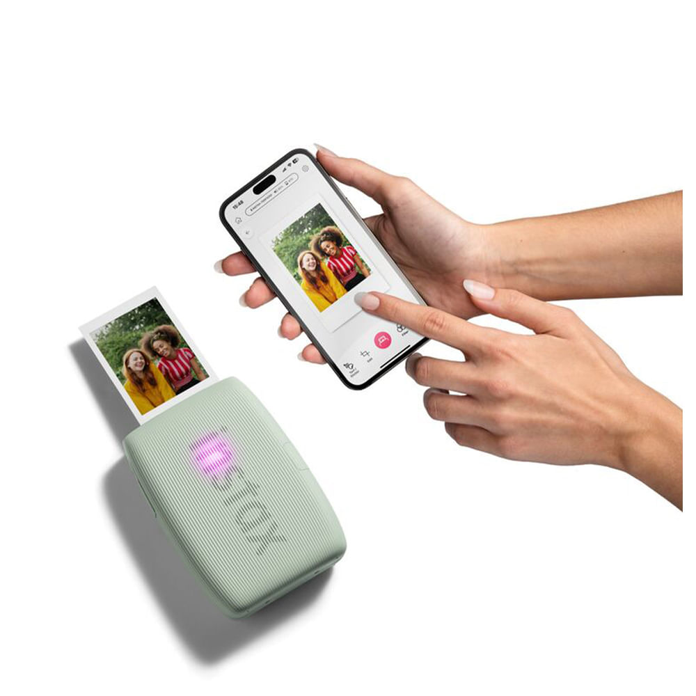 Impressora Fujifilm Instax Mini Link 3 com Bluetooth e USB Sage Green - 705071850