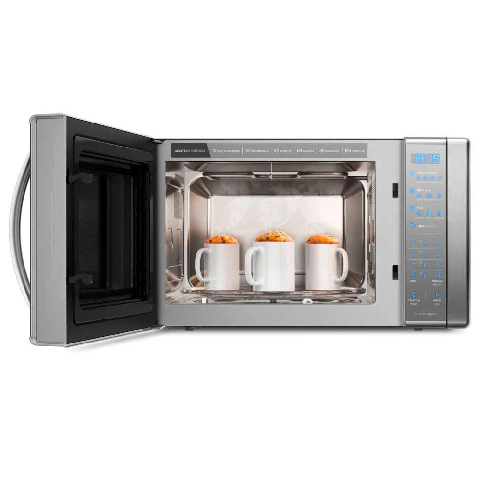 Micro-ondas Electrolux com 31 Litros de Capacidade e Grill Prata - ME41X