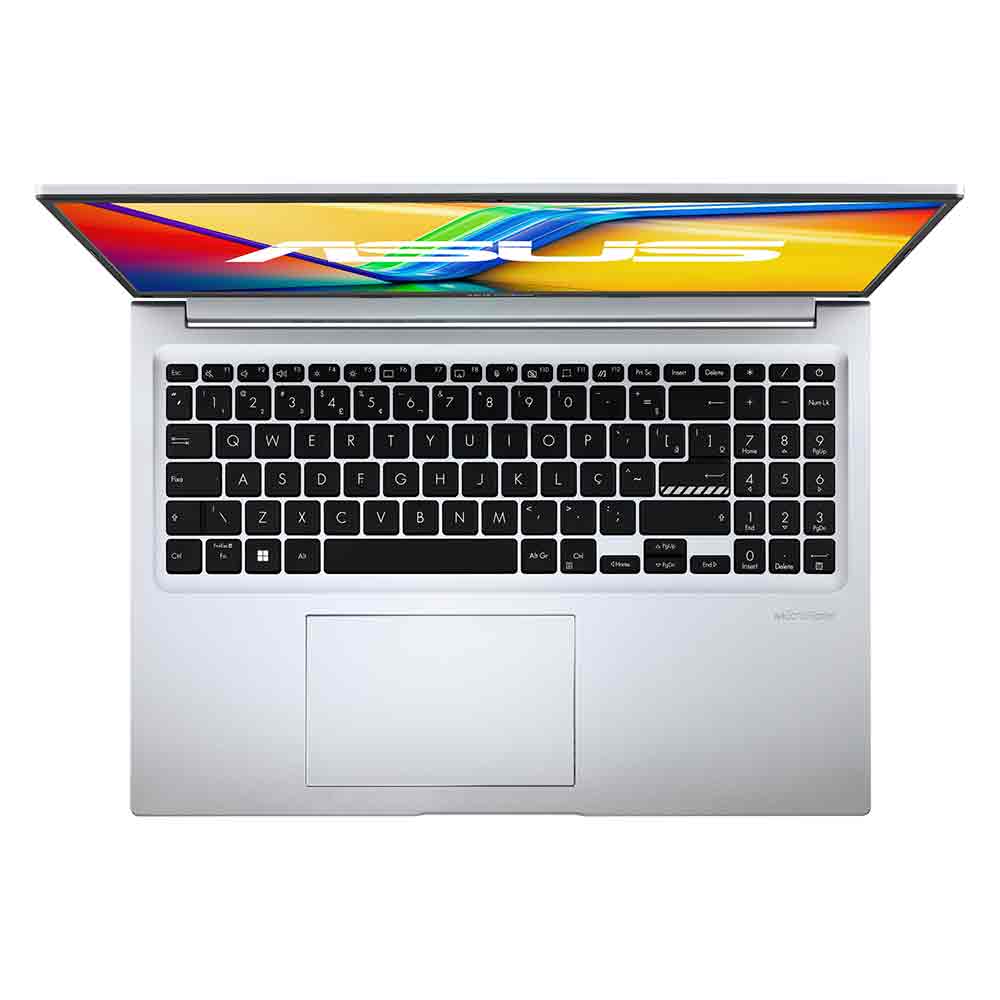 Notebook Asus Vivobook 16, Intel Core i7 1355U, 16GB, 512GB SSD, Tela de 16", Cool Silver - X1605VA-MB763W