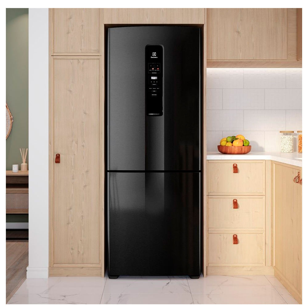 Refrigerador de 02 Portas Electrolux Frost Free com 490 Litros Efficient com AutoSense Inverse Black Look - IB7B