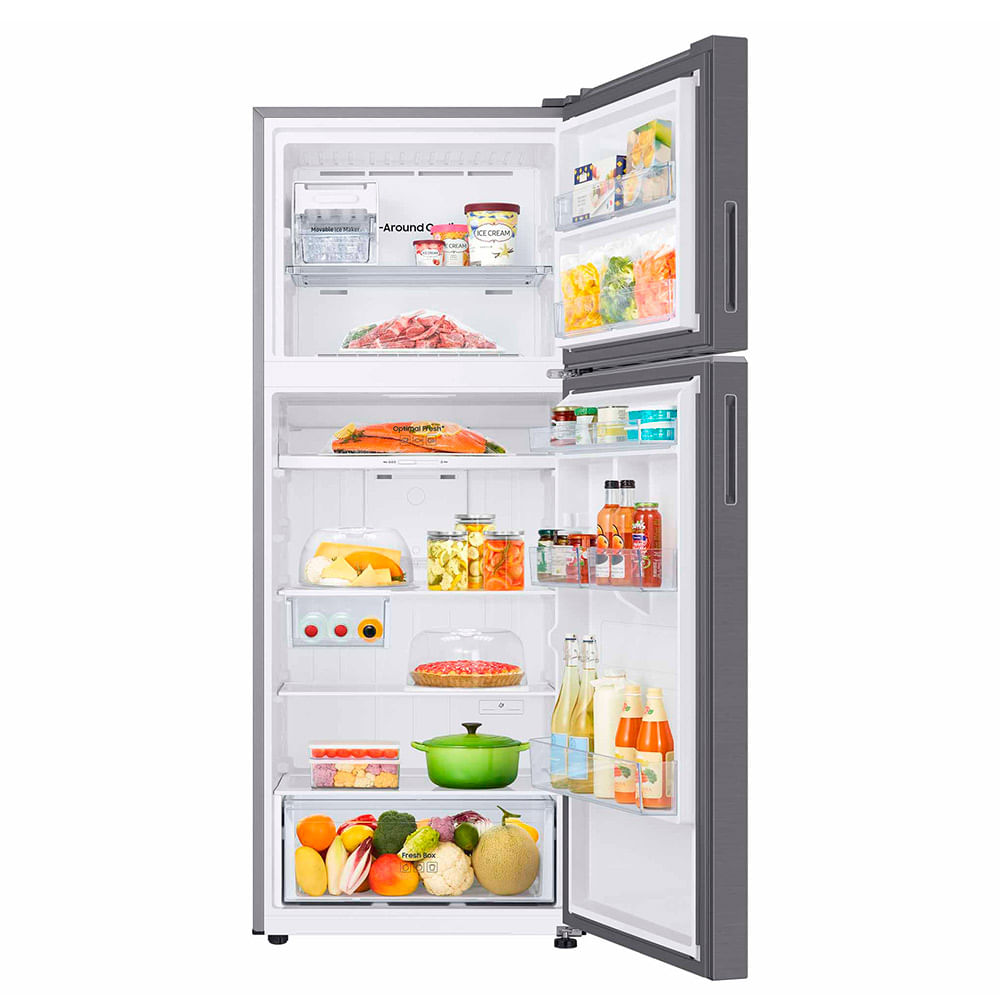 Refrigerador Duplex Evolution SmartThings Samsung Frost Free com 411 Litros Inox Look - RT42DG6630S9FZ