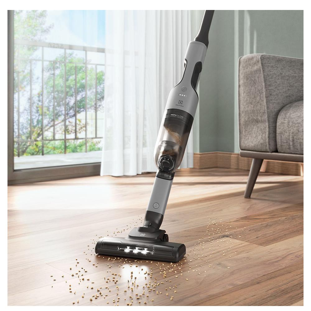 Aspirador de Pó Electrolux Ergorapido 2 em 1 Efficient Cyclonic Power com Capacidade de 0,95 Litros - ERG018