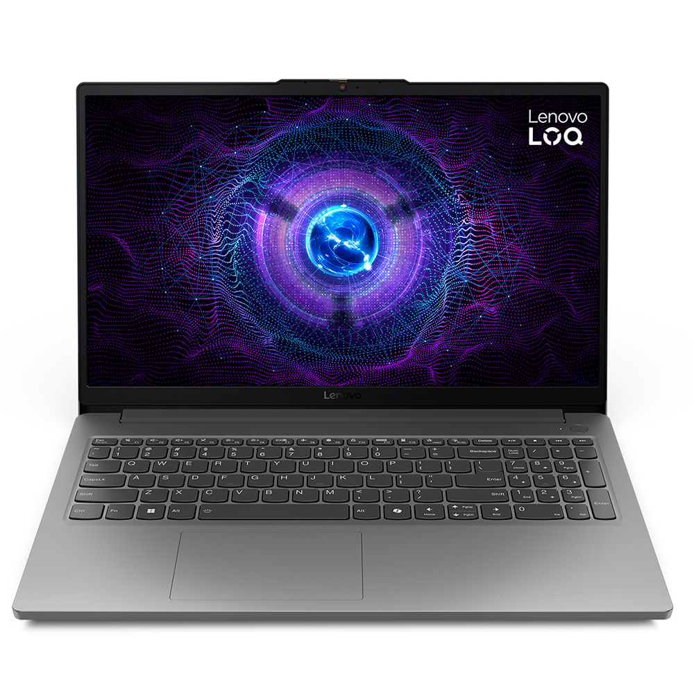 Notebook Gamer Lenovo LOQ-e, Intel Core i5-12450HX, 16GB/512GB SSD, RTX3050 6GB, Win11, Tela 15,6” - 83ME0007BR