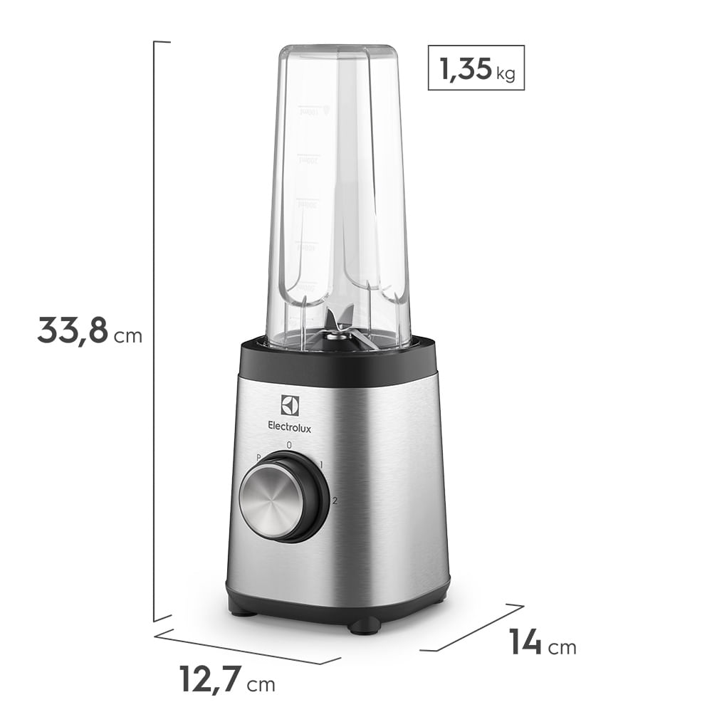 Liquidificador Portátil Electrolux Sport Blender Efficient Granite Gray - BSE20