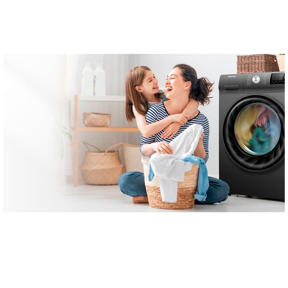 Lava & Seca Hisense Steam Titanium com 13 Programas de Lavagem - WD5Q1342BT