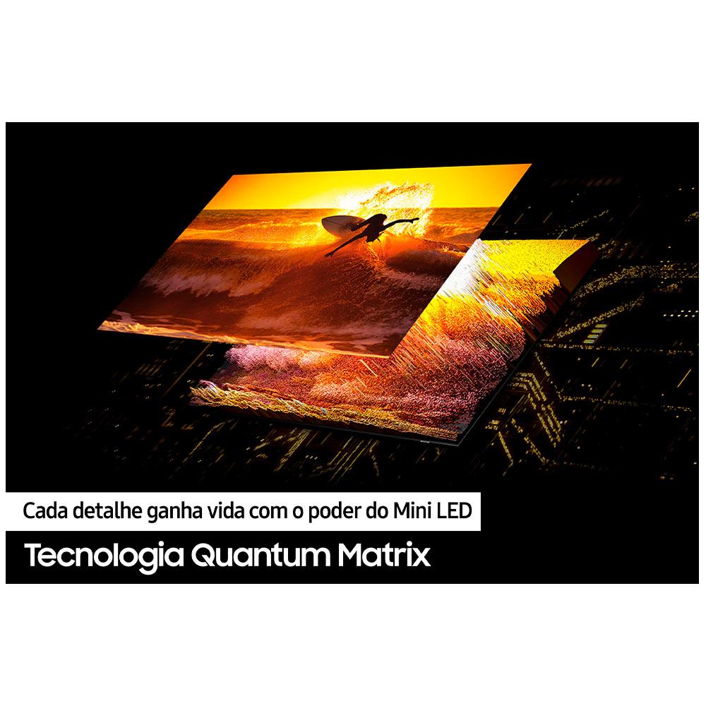 Smart TV Samsung Neo QLED 4K 43" Polegadas 43QN90D 2024, Processador com AI e Alexa Built in