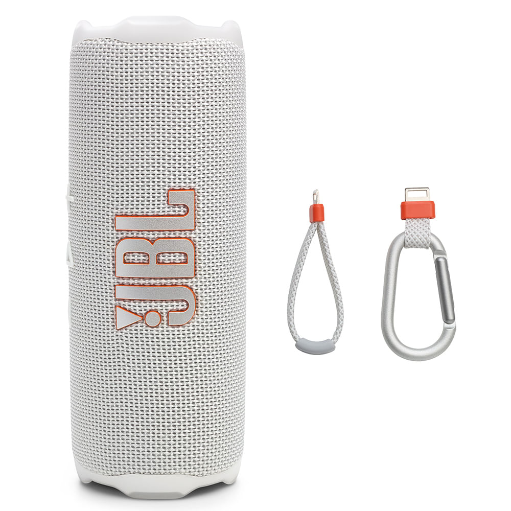 Caixa Bluetooth JBL Flip 7 à Prova d´Água Branco - JBLFLIP7WHTBR