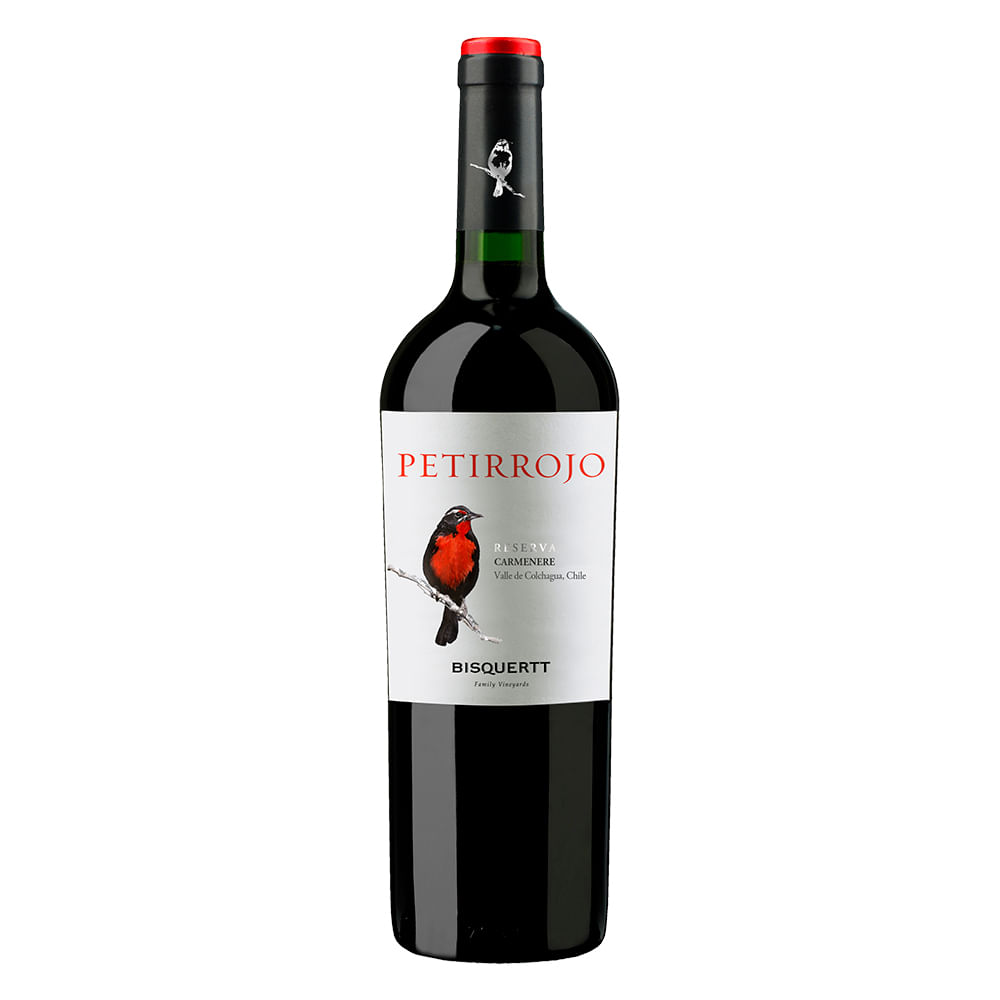 Vinho Tinto Bisquertt Petirrojo Reserva Carménère 750ml
