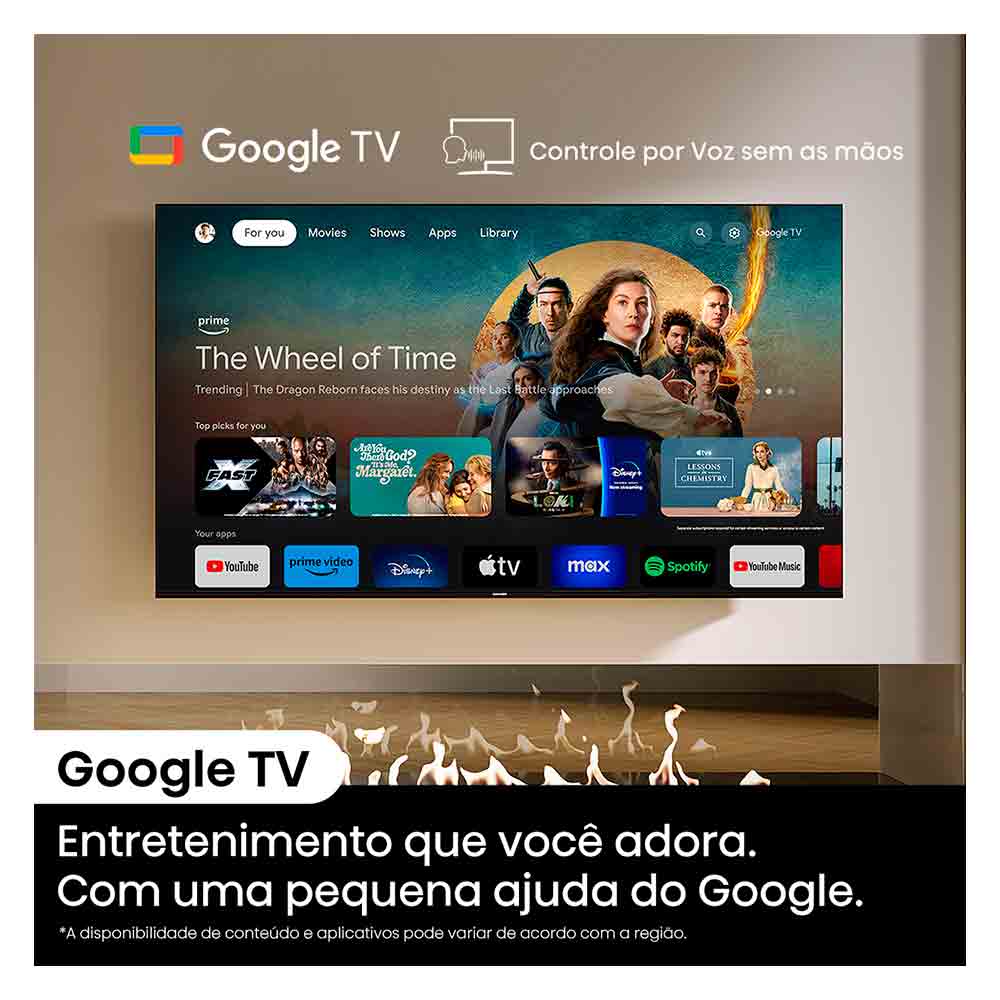 Smart TV Hisense Mini LED UHD 4K 55" Polegadas Frequência 144 Hz e Wi-Fi - 55U75LUA