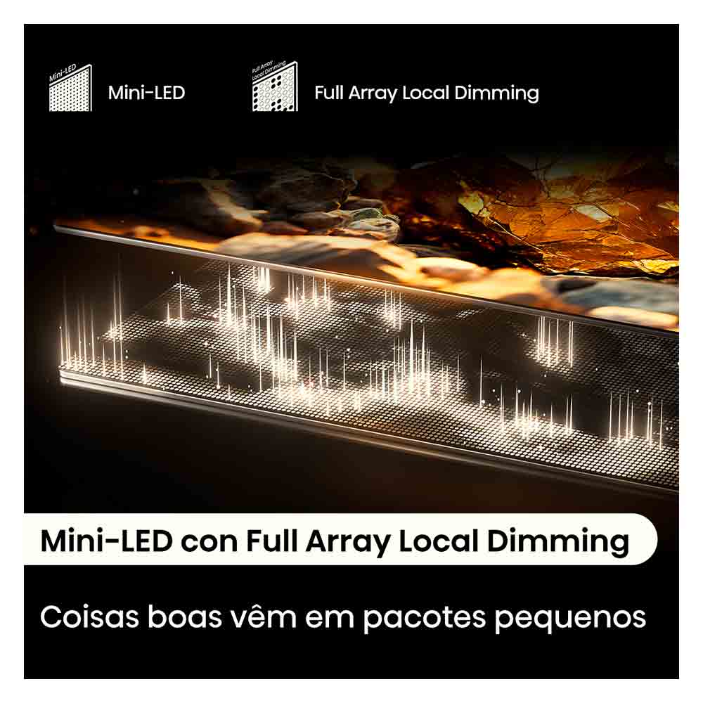 Smart TV Hisense Mini LED UHD 4K 55" Polegadas Frequência 144 Hz e Wi-Fi - 55U75LUA