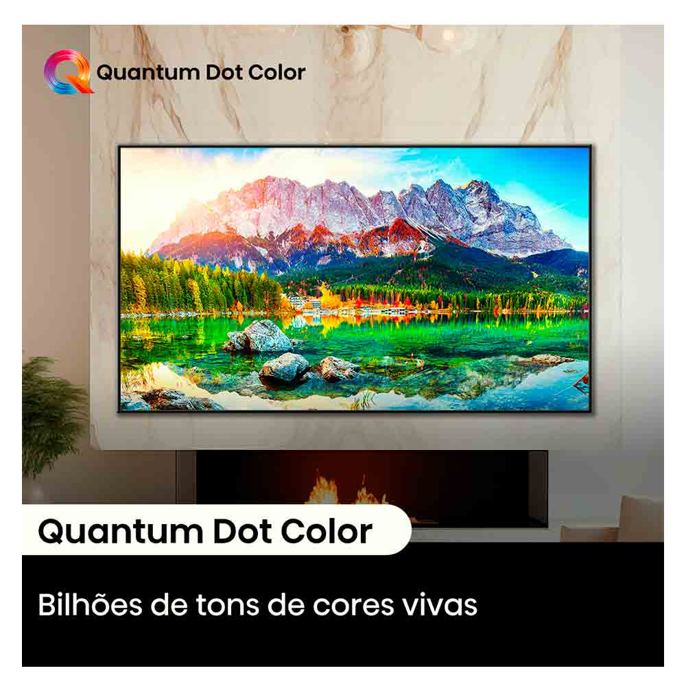 Smart TV Hisense Mini LED UHD 4K 55" Polegadas Frequência 144 Hz e Wi-Fi - 55U75LUA
