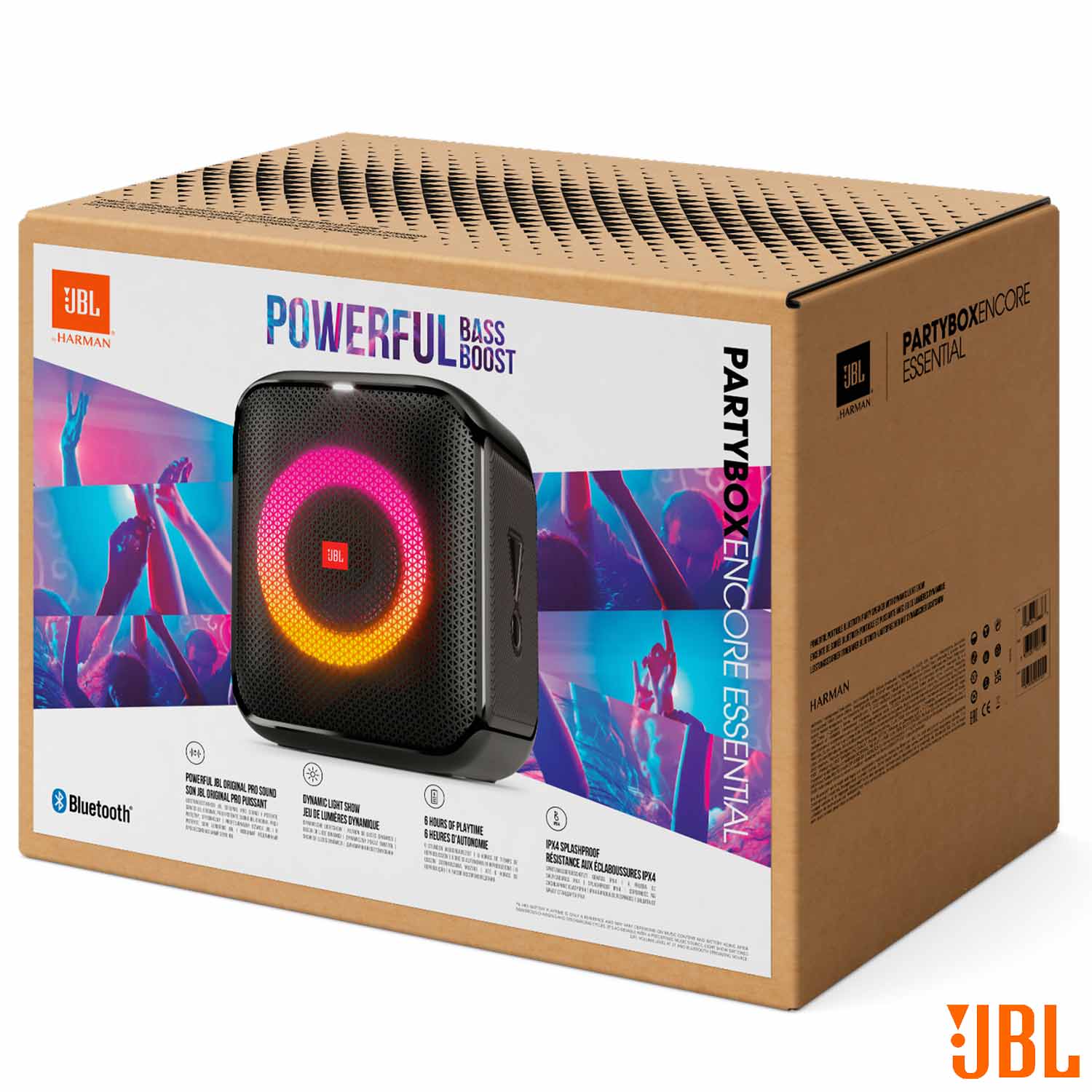 Caixa de Som Bluetooth JBL LPBCORES com Potência de 100 W RMS Preta