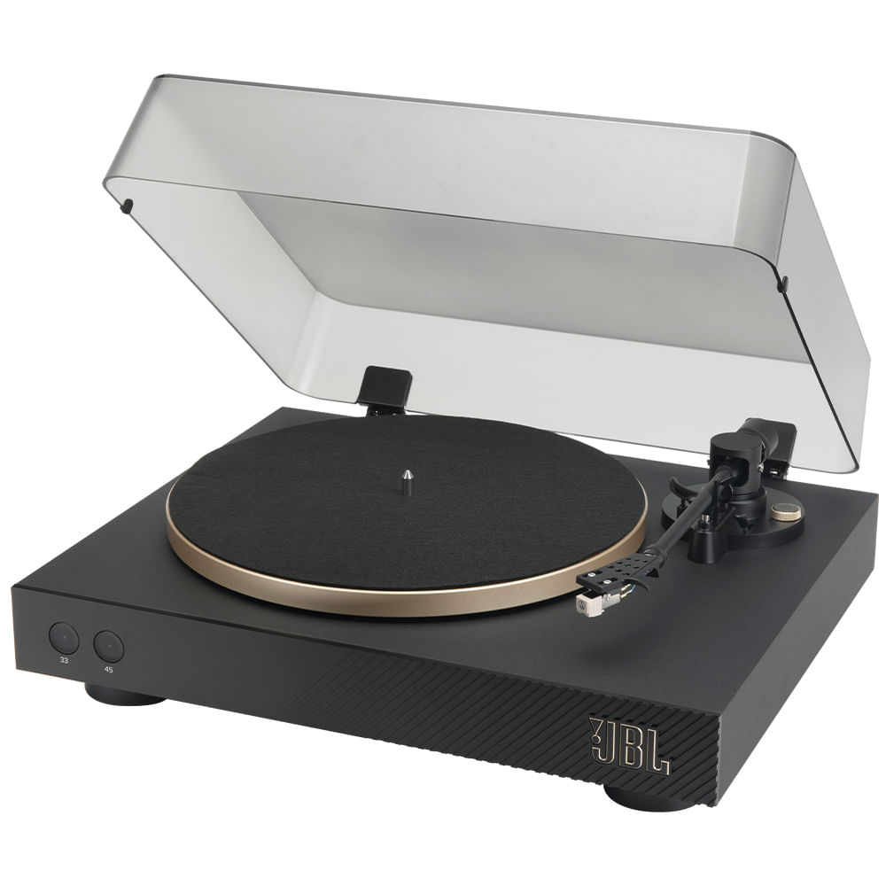 Toca Discos Spinner JBL Preto com Dourado - LSPINNER