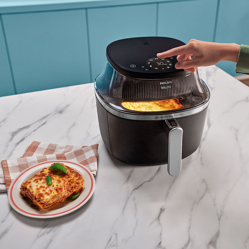 Fritadeira Airfryer  Philips Walita Série 3000 7,2L Digital com Visor 1800W