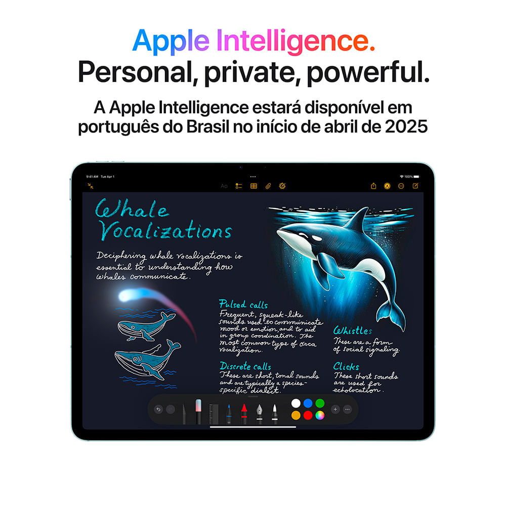 iPad Air Apple Processador M3 (13", Wi-Fi + Cellular, 512GB) - Cinza-espacial