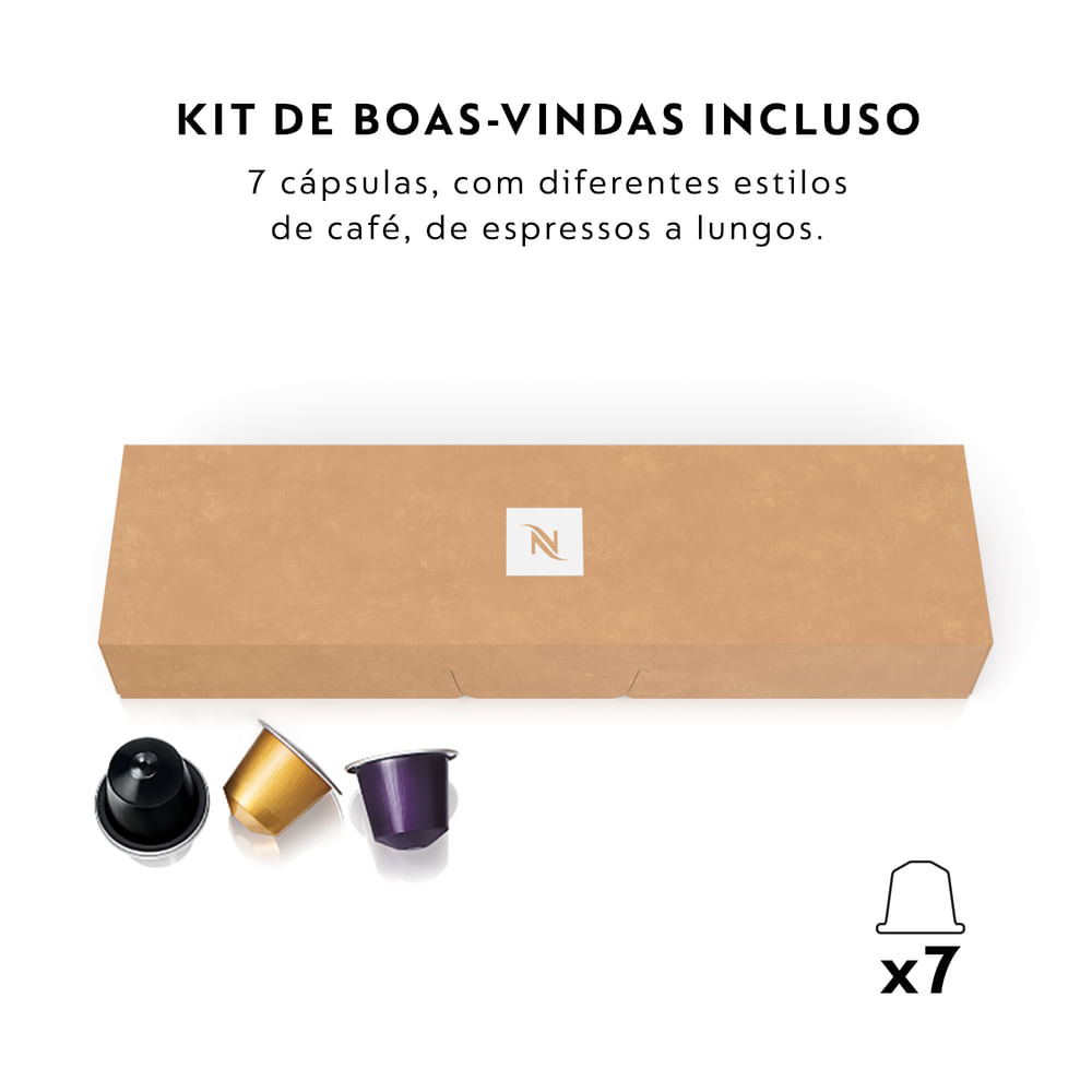 Cafeteira Nespresso Essenza Mini Vermelha para Café Espresso - D30-BR