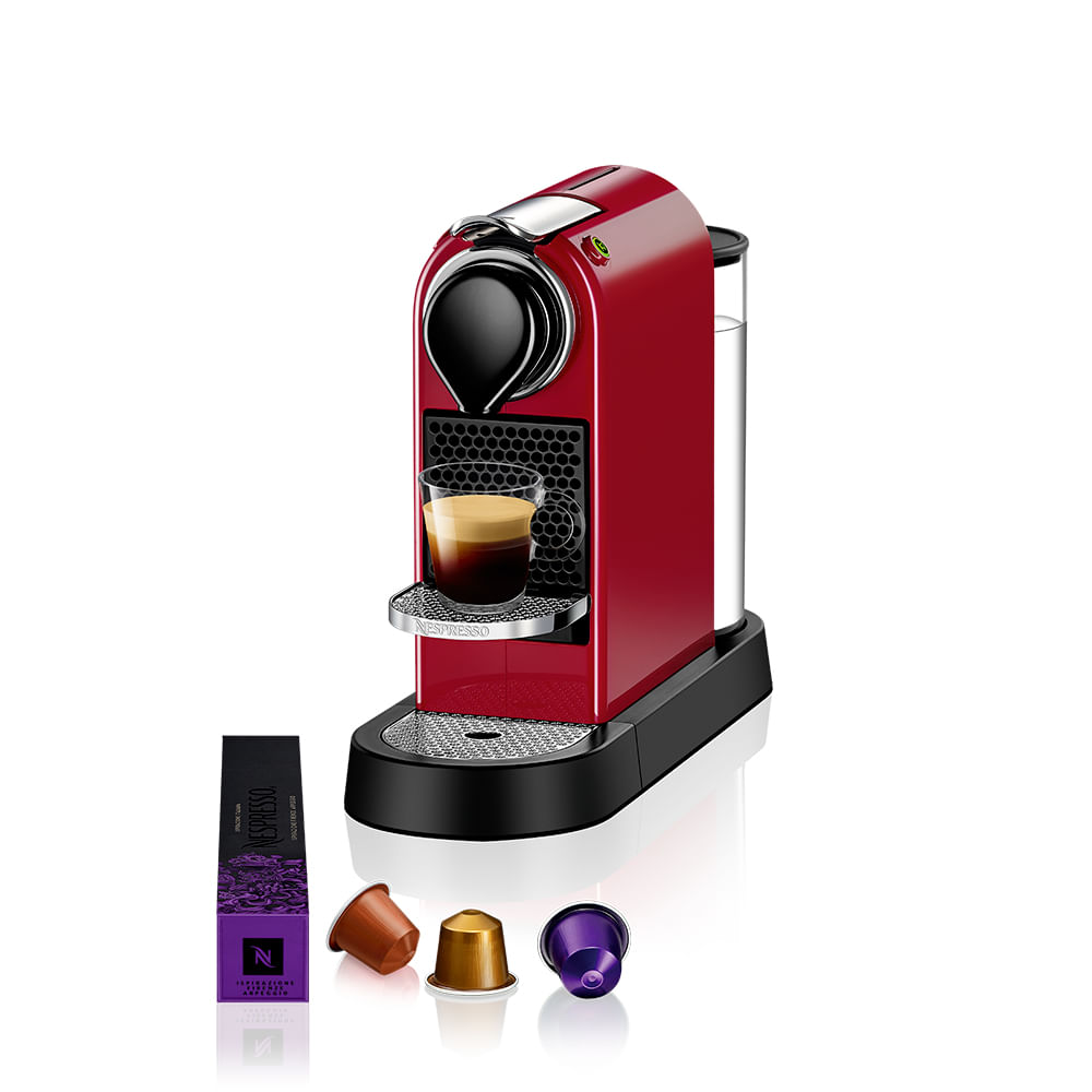 Cafeteira Nespresso CitiZ Vermelho Cereja para Café Espresso - C113-BR