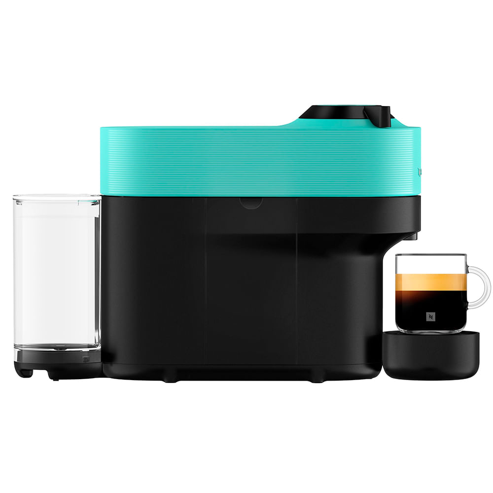 Cafeteira Nespresso Vertuo POP Verde Acqua para Café Espresso Manual - GCV2BR