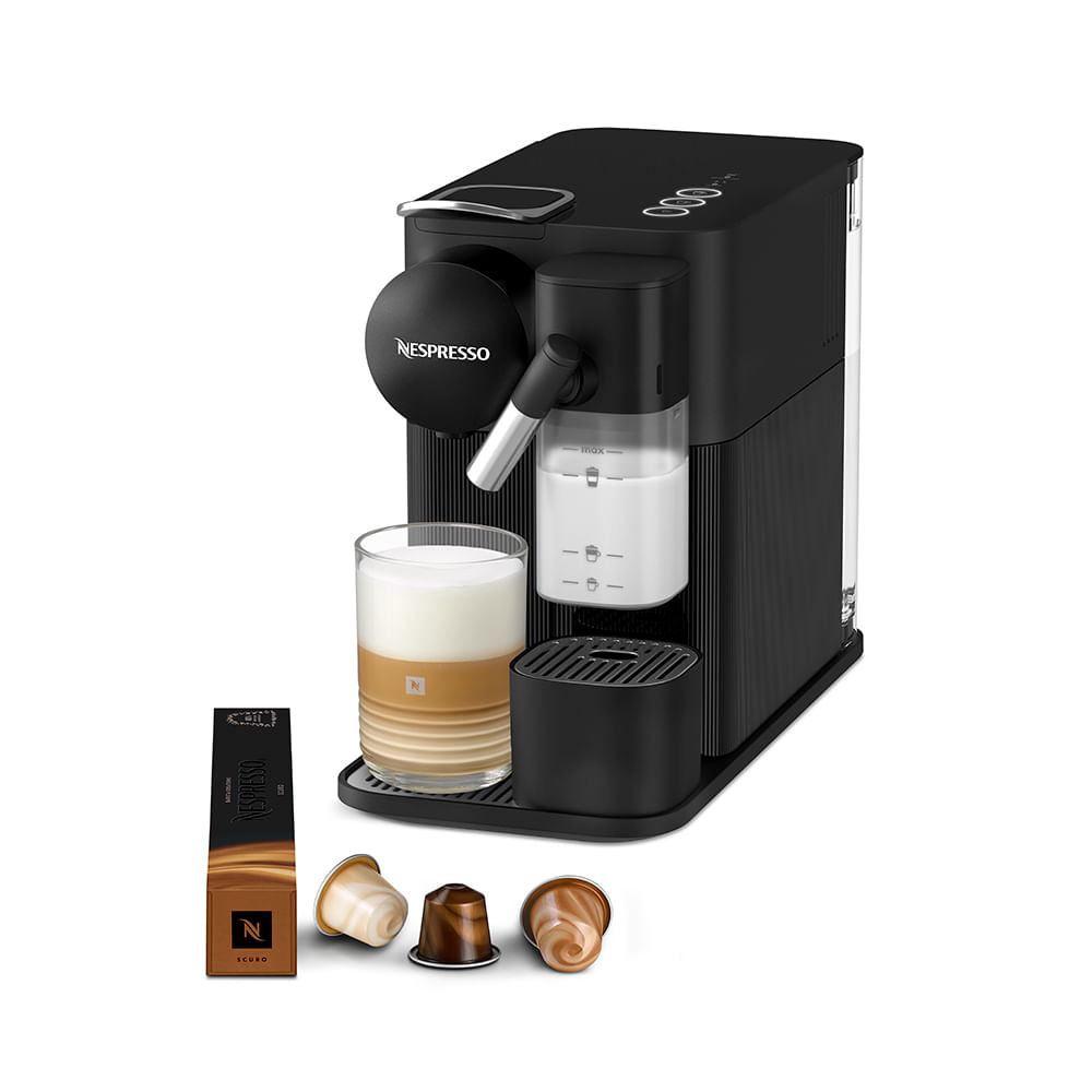 Cafeteira Nespresso New Lattissima One Preta para Café Espresso - F121-BR