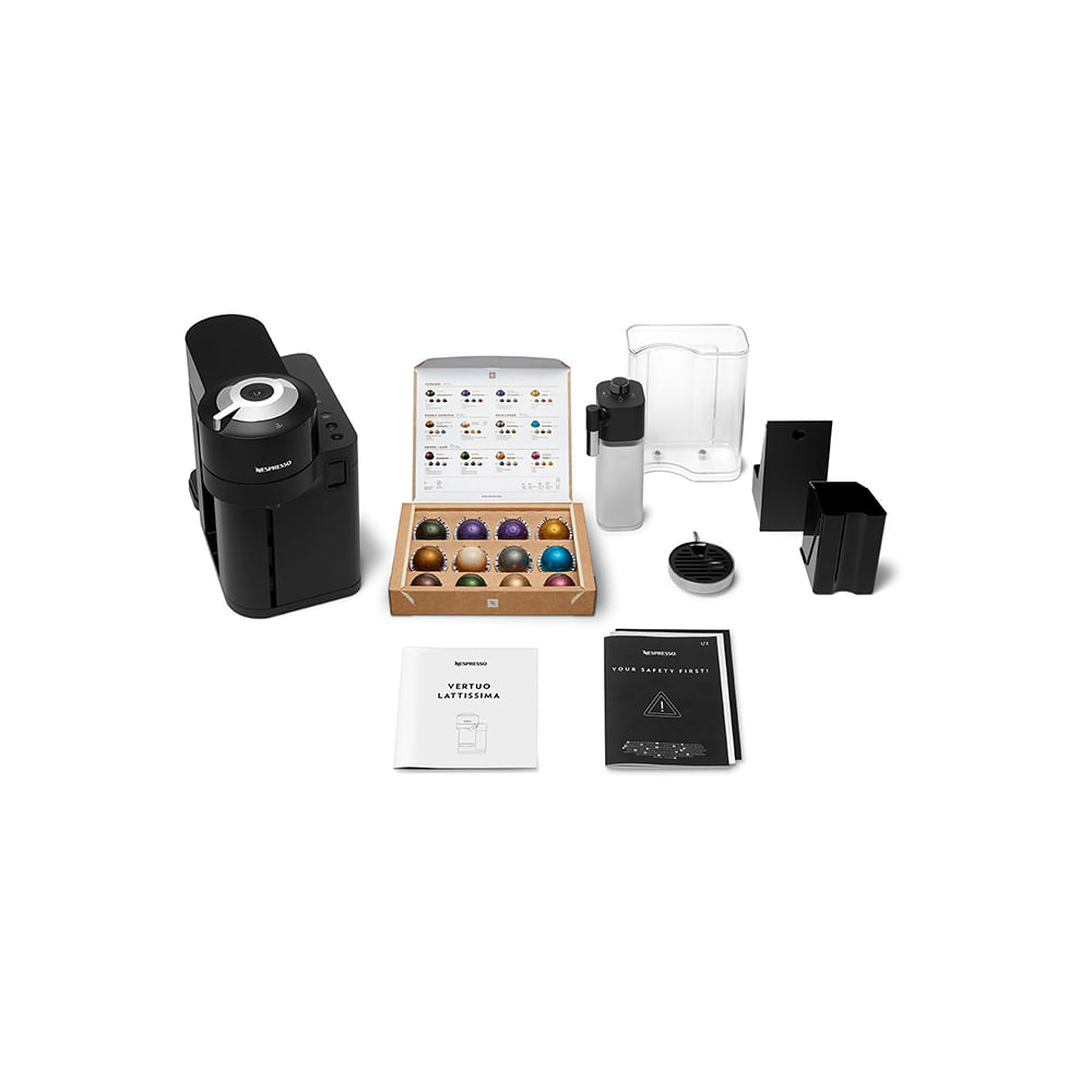 Cafeteira Nespresso Vertuo Lattissima Preta - GDV5BR