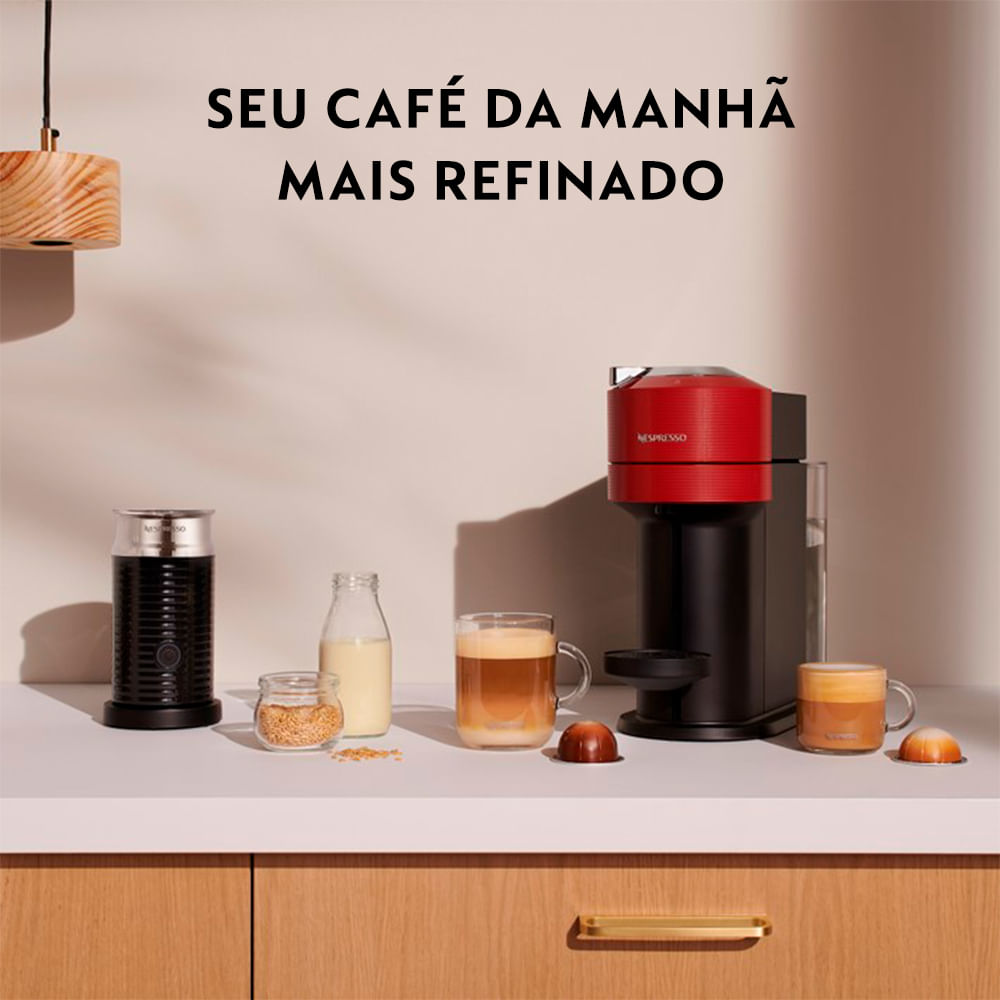 Cafeteira Nespresso Vertuo Next Vermelho Cereja para Café Espresso - GCV1-BR-RE-NE