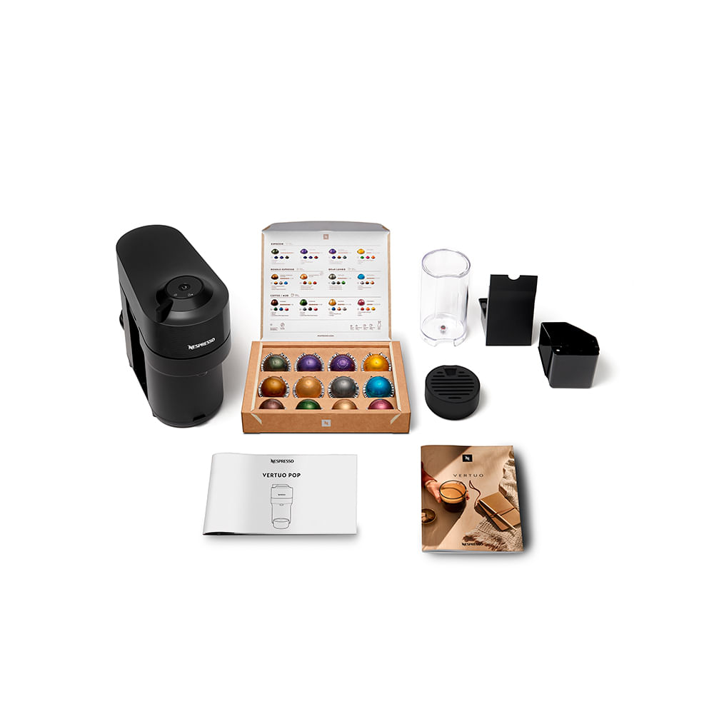 Cafeteira Nespresso Vertuo POP Preta para Café Espresso Manual - GCV2BR