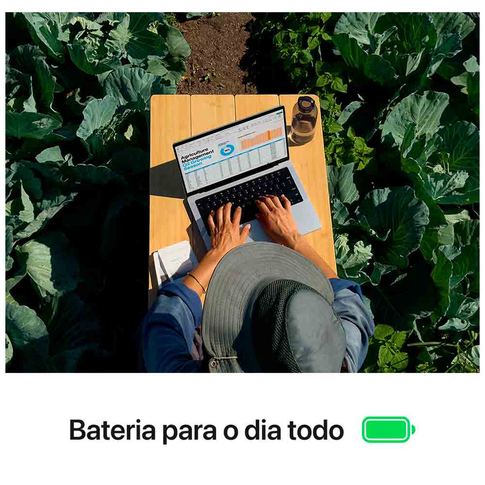 MacBook Pro 14" Apple M4 (16GB RAM 1TB SSD) - Preto-Espacial