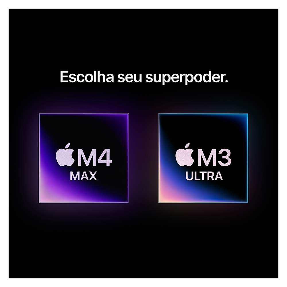 Mac Studio Apple M4 Max (36GB RAM 512GB SSD) - Prateado