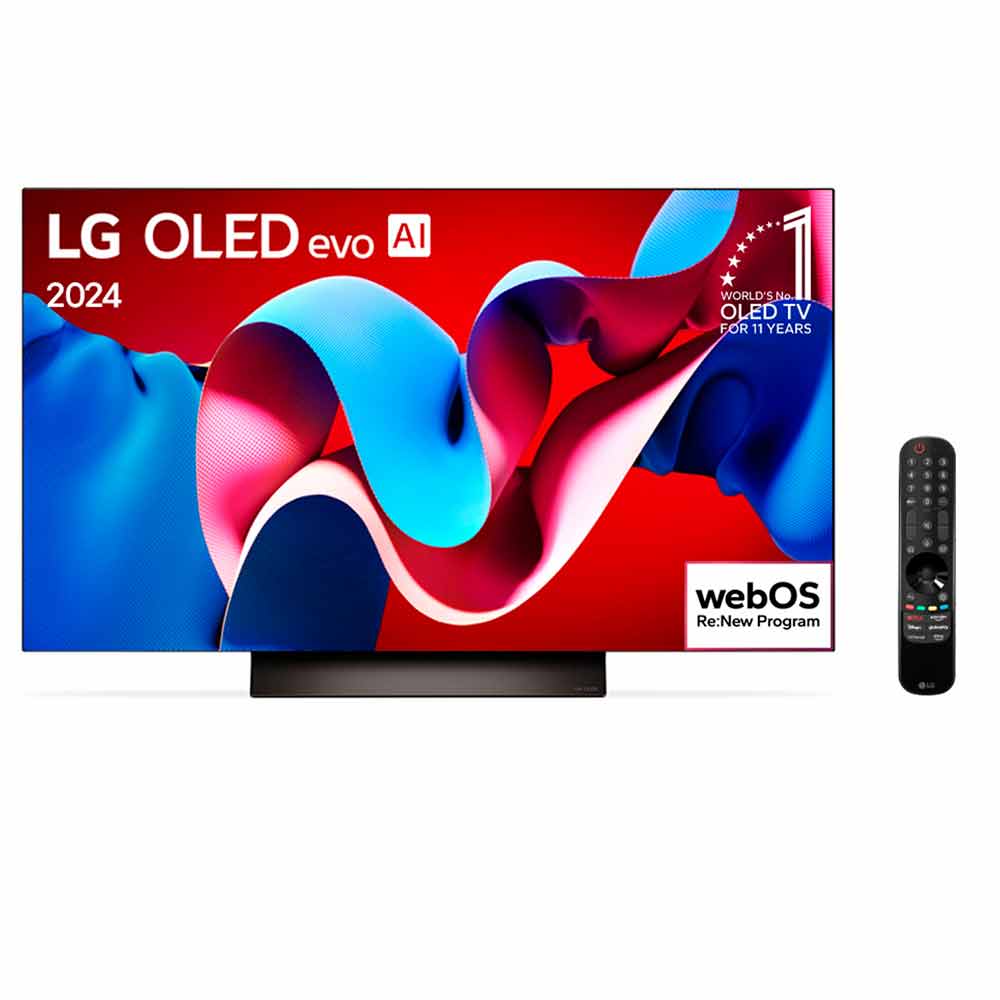 Smart TV LG OLED Evo 83" Polegadas OLED83C4, Processador a9 Ger7 AI, Intensificador de Brilho, Design Ultra Slim, e Wi-Fi