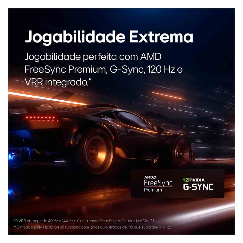 Smart TV LG OLED Evo 83" Polegadas OLED83C4, Processador a9 Ger7 AI, Intensificador de Brilho, Design Ultra Slim, e Wi-Fi