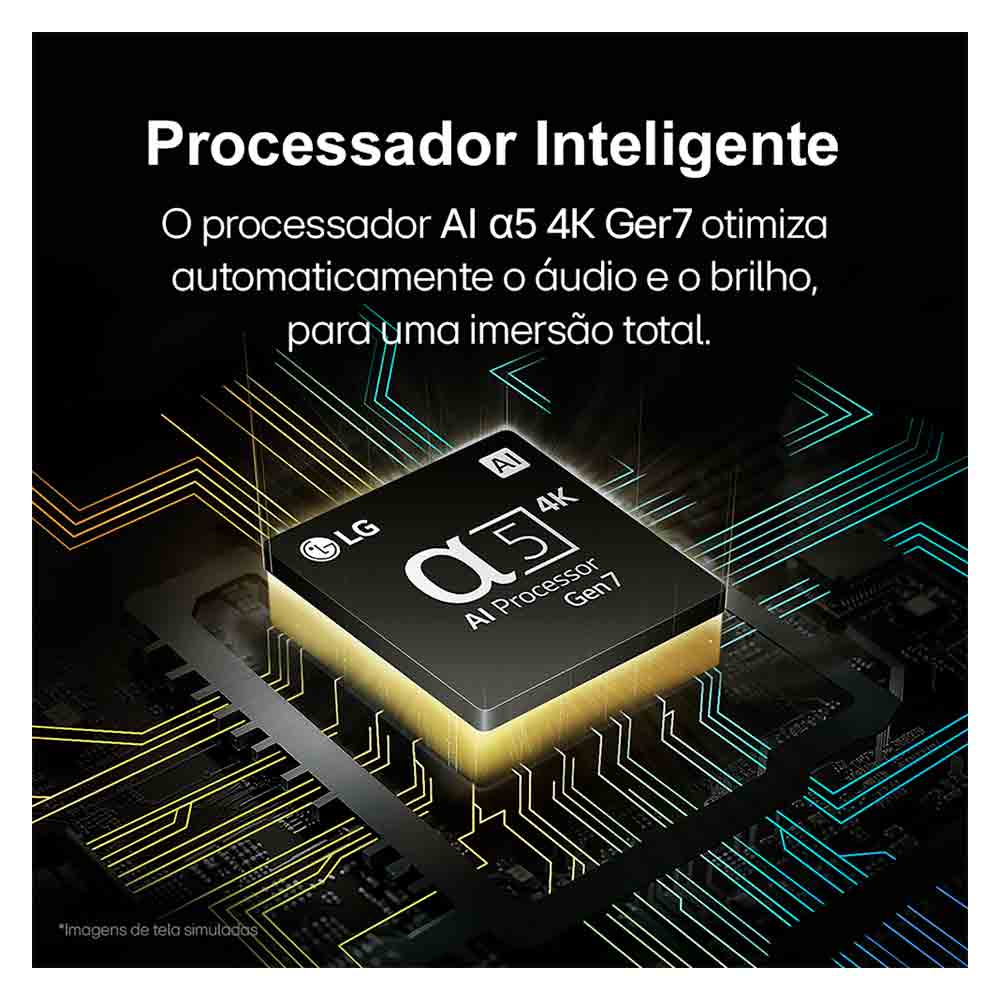 Smart TV 4K LG NanoCell 55" Polegadas 55NANO80TSA, Processador a5 Ger7 AI, Alexa, Controle Smart Magic e Wi-Fi
