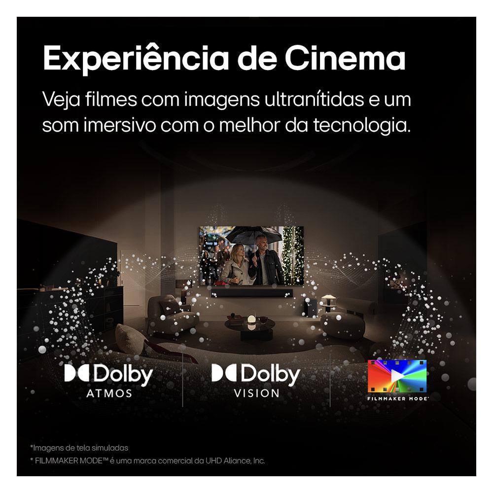 Smart TV 4K LG OLED Evo 65" Polegadas OLED65C4, Processador a9 Ger7, AI, Painel 144Hz e Design Ultra Slim
